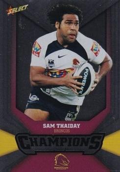 2011 NRL Champions - Silver Parallel #SP8 Sam Thaiday Front